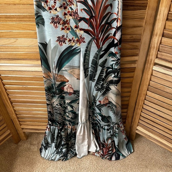 PatBO Eden Jersey Maxi Dress in Verde Size M - Picture 7 of 9